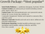 **Growth Package** social media management and marketing services
